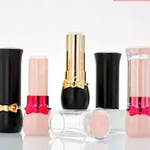12,1 мм розовая пластиковая женская красивая помада для губ, черная пластиковая косметика, профессиональный бальзам для губ, пустая косметическая бутылка