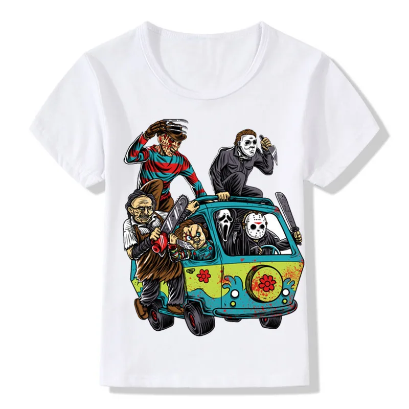 

Children The Massacre Machine Funny T-shirt Boys And Girls Summer Cartoon T Shirt Kids Tops Baby Shirt,ooo016