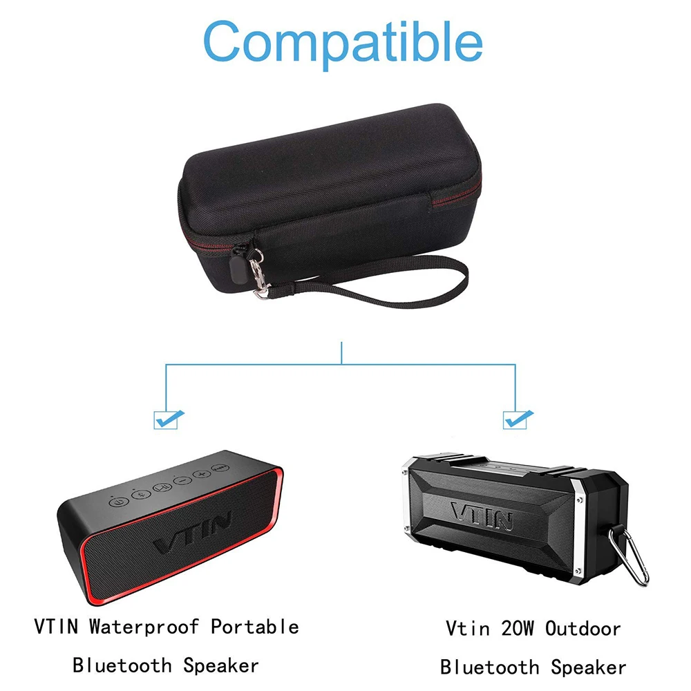 Новинка 2019 года жесткий защитный чехол из ЭВА для Vtin 20 Вт уличная Bluetooth колонка и