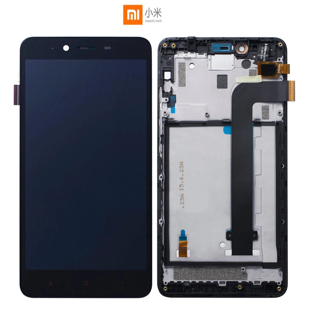 

Original 5.5'' LCD For Xiaomi Redmi Note 2 LCD Display Touch Screen Digitizer Assembly Frame For Redmi Note 2 LCD Screen