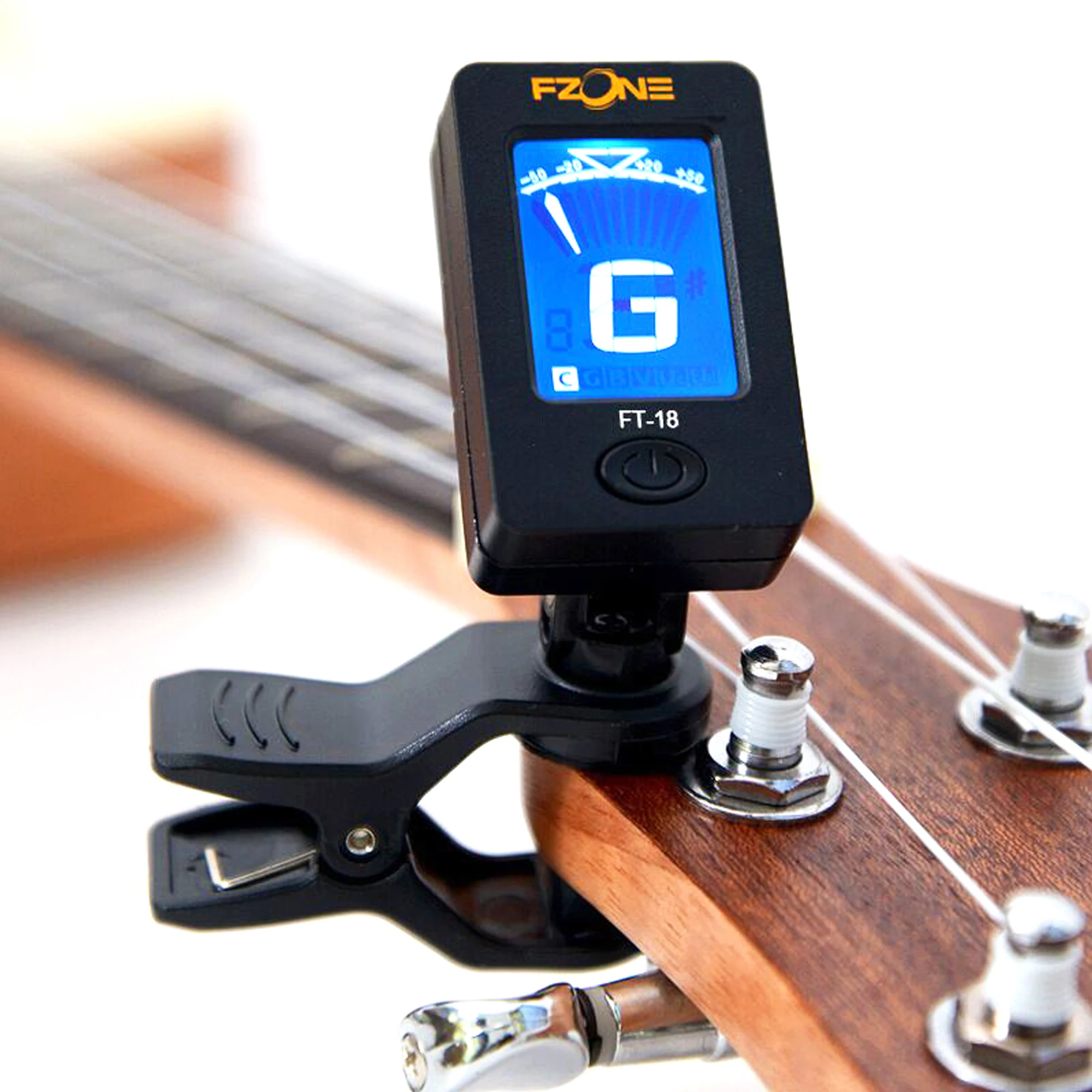 Fzone Guitar Tuner Small and Lightweight LED Display for Chromatic