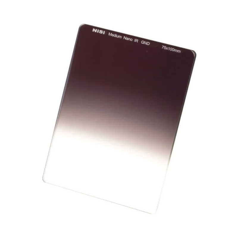 

NiSi 75x100mm Nano IR Medium Graduated Neutral Density Filter GND4 (0.6) 2 Stop / GND8 (0.9) 3 Stop