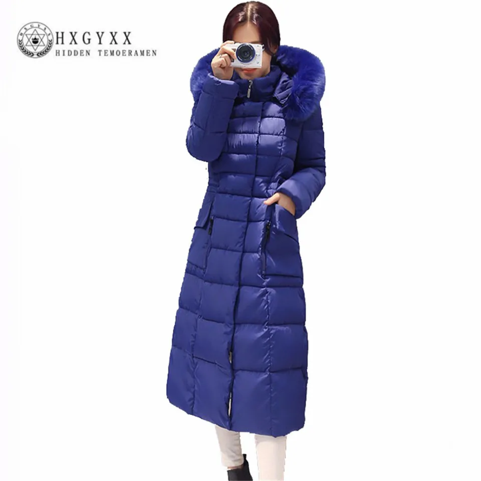 Ukraine Hot Sale Real Full Zipper Winter Jacket Women 2018 Coat Long ...