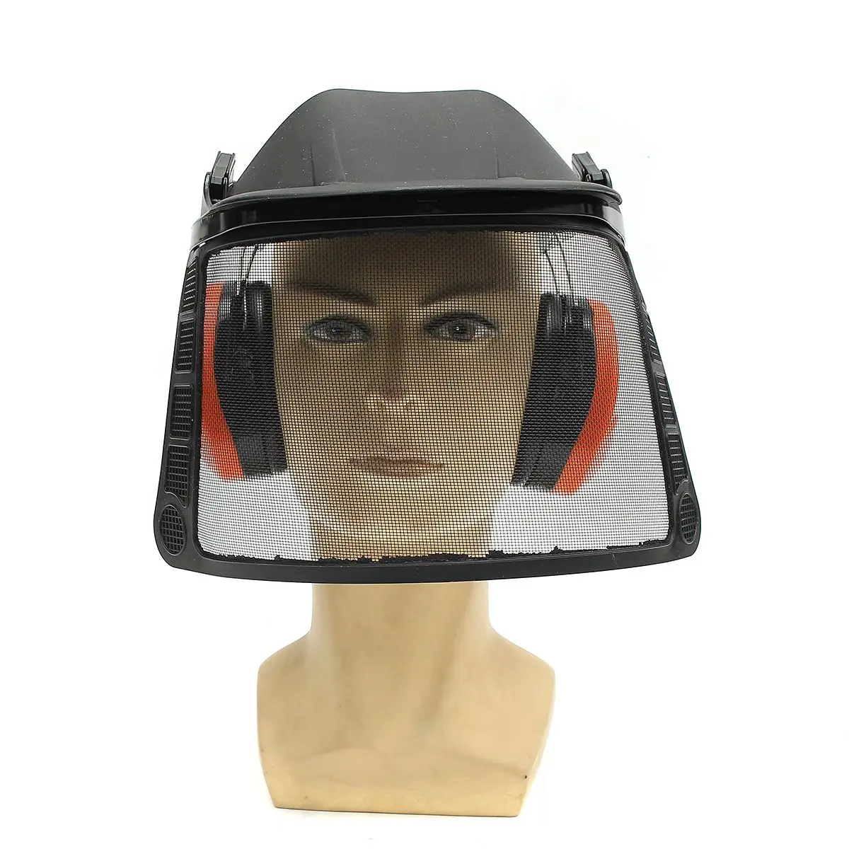 

NEW Chainsaw Brushcutter Safety Mask Helmet Hat Protective Ear Muff Mesh Visor Mask Set Workplace Safety