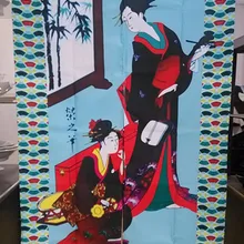 Принимаются индивидуальные заявки) Корея/Япония/Китай суши ресторан кухня висячие дверной проем Сплит ткань занавес-красота(85x140 см