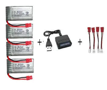 

YUKALA X5HC X5HW 2.4G RC quadcopter RC drone 3.7v 650 mah li-polymer battery*4pcs+ charger box 5pcs/lot free shipping