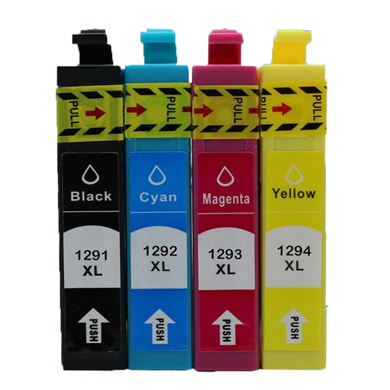 

T1291 Refillable Ink Cartridges for Epson SX230 SX235W SX430W SX435W SX440W SX445W printer One Set 4 Pcs