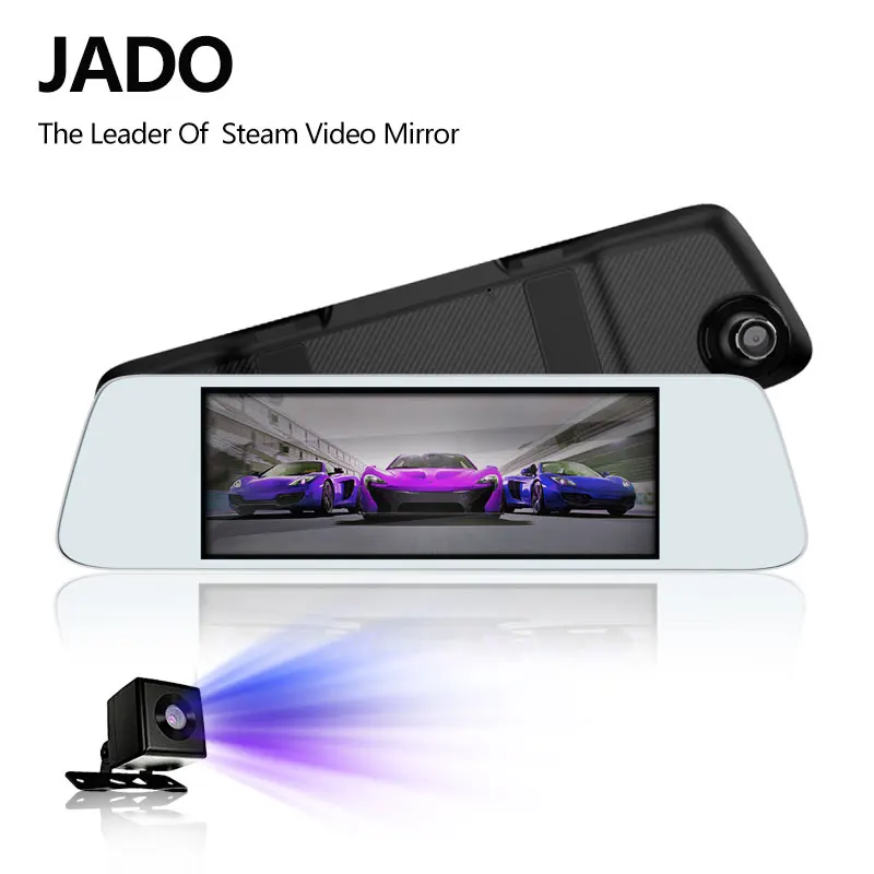 JADO D560 Автомобильные видеорегистраторы 6,86 ЖК-экран Full HD 1080P Автомобильные видеорегистраторы рекордер зеркало заднего вида видеорегистратор Регистратор