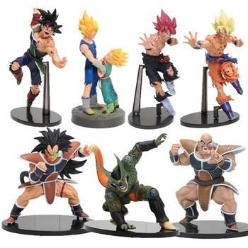 

14-22cm Anime Dragon Ball Z Figures Goku VEGETA Cell Raditz Nappa PVC Action Figure Toys Collection Model Dolls brinquedos