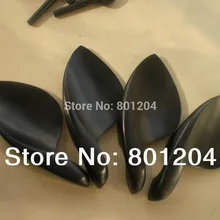 4 шт. Полный размер черного Скрипки опора для подбородка качество Ebony Скрипки Запчасти без опора для подбородка отверстия