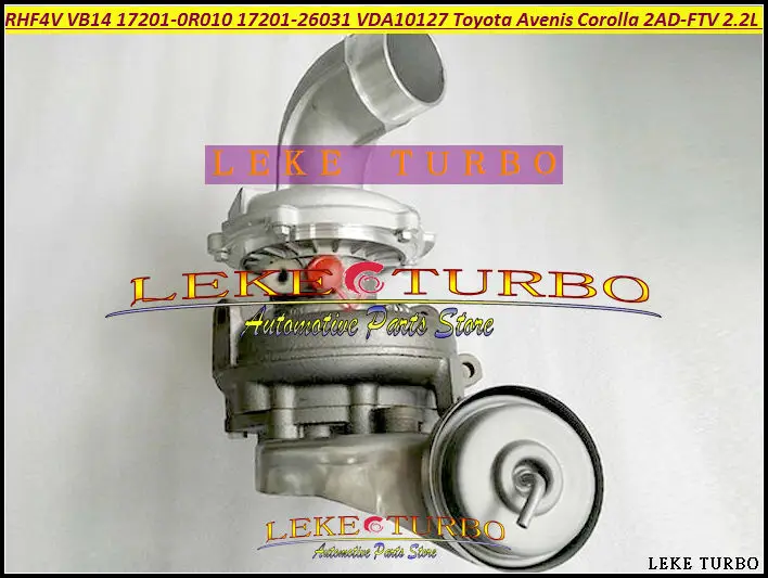 RHF4V VB14 17201-0R010 17201-26031 VCA10127 Turbo  For TOYOTA Avenis Corolla 2005- 2AD-FTV 2.2L D-4D (4)