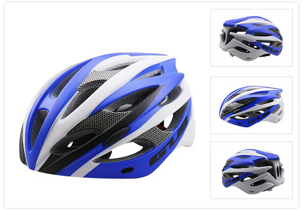Gub dd große größe ultraleichtfahrradhelm mtb mountain road racing fahrrad fahrradhelm 28 lüftungsöffnungen integral geformten visier eps + pc