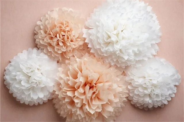 24 colors available tissue paper pom poms ball 8inch 20cm 50pcs lot tissue paper flower garlands
