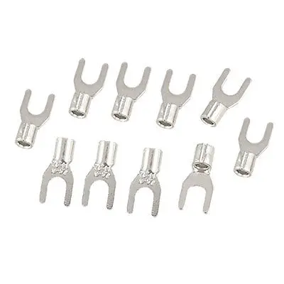 

A.W.G 12-10 Spade Crimp Terminals Uninsulated 10 Pcs