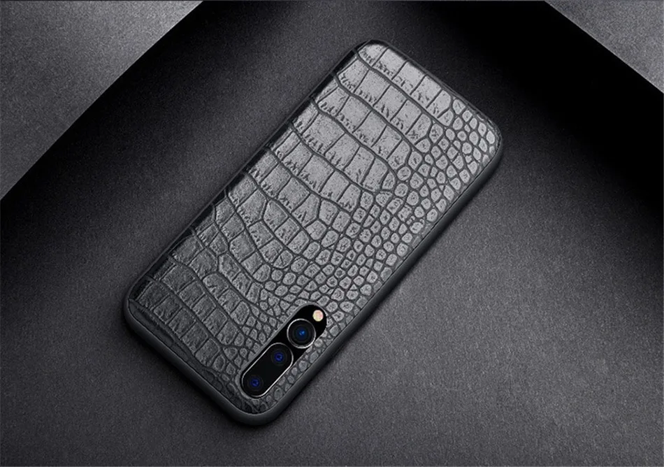 Retro Vintage Crocodile Snake Pattern Case For Huawei P20 Pro Printed PU Leather Soft Luxury Phone Back Cover For Huawei P20 (8)