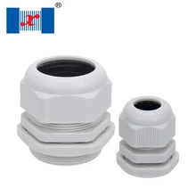 100 шт M12 3-6,5 мм нейлоновый Пластиковый кабель втулка белый черный M резьба