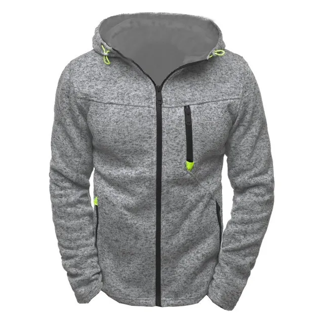 Personality Zipper Sweatshirt Solid Color Hoodies & Sweatshirts Men's Men's Clothing