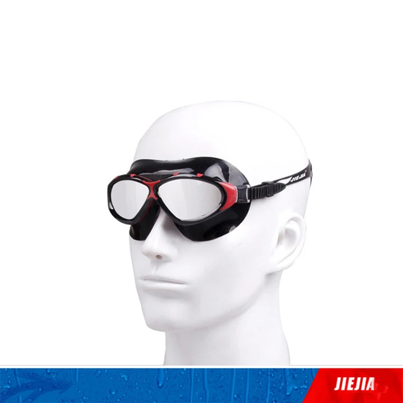 Удобная большая рамка Плавание ming очки Силиконовые Анти-туман УФ, прозрачный воды Плавание очки для Для мужчин Для женщин взрослый с Чехол