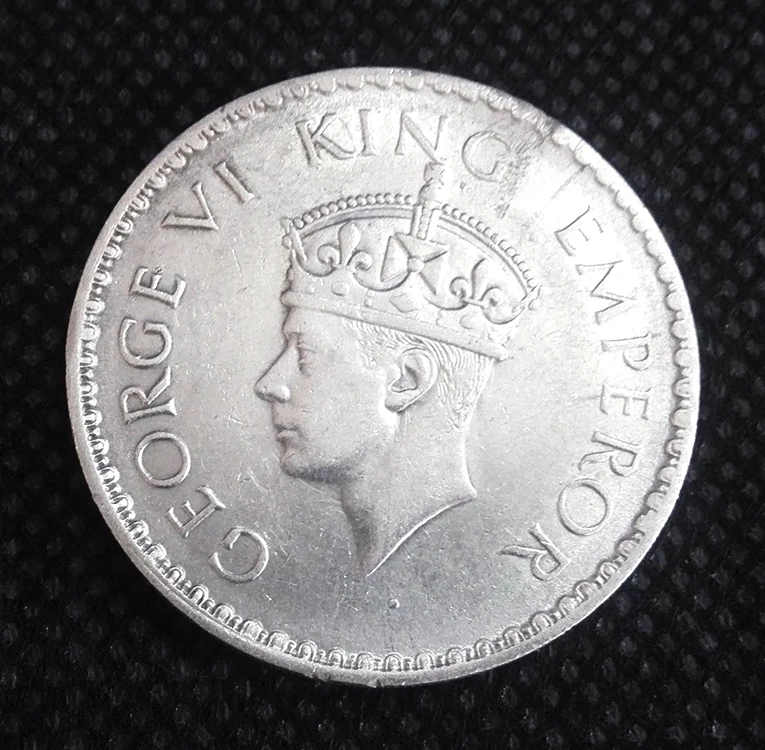 

British India 1 Rupee Coin King George VI,Commonwealth Country Coins collection World 100% Real and Original used coins old