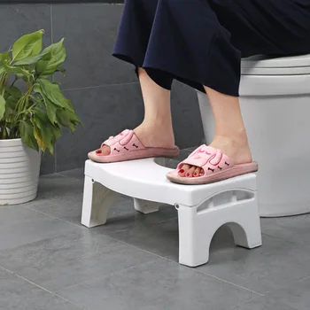 

41x25x17.5Cm Non-Slip Toilet Foot Stool Folding Children'S Potty Footstool Professional Toilet Auxiliary Stool Bathroom Suppli