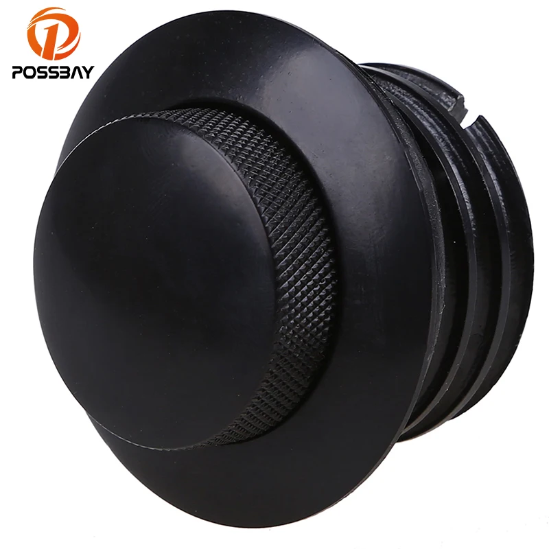 Buy POSSBAY Black Motorcycle Fuel Tank Cap Cover