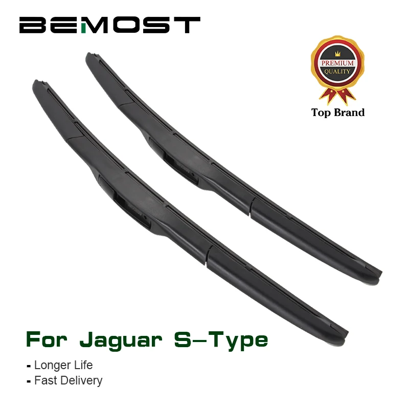 BEMOST Car Natural Rubber Windscreen Wiper Blades For Jaguar S Type 24