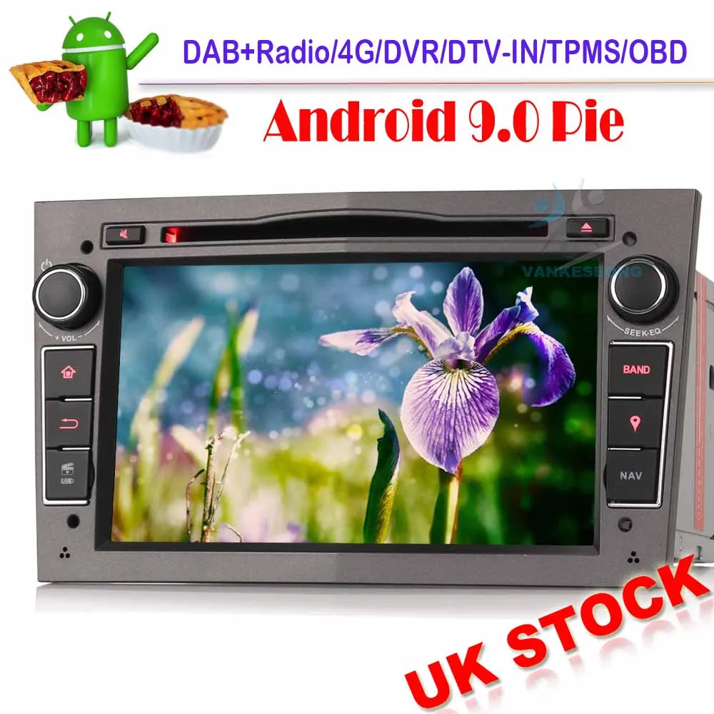 

DAB+ Car Stereo Android 9.0 Autoradio GPS Sat Nav OBD Radio for Vauxhall Corsa Vectra Zafira Astra Tigra TwinTop