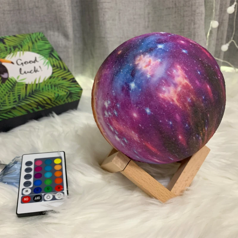 Новинка 2019 лампы Galaxy ночник для дома спальни лунные как лунный свет в подарок