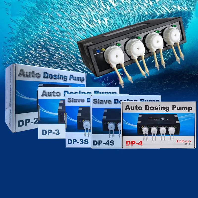 

Jebao/Jecod DP-2 DP-3 DP-4 Auto Dosing Pump -Automatic Doser for Marine Reef Aquarium Fish Tank