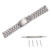 Ouhaobin 1 шт. 22 мм Нержавеющая сталь ремешок для часов+ инструмент на запястье фитнес-браслет для часов для Pebble Time Смарт наручные часы со стразами Feb 08 c3