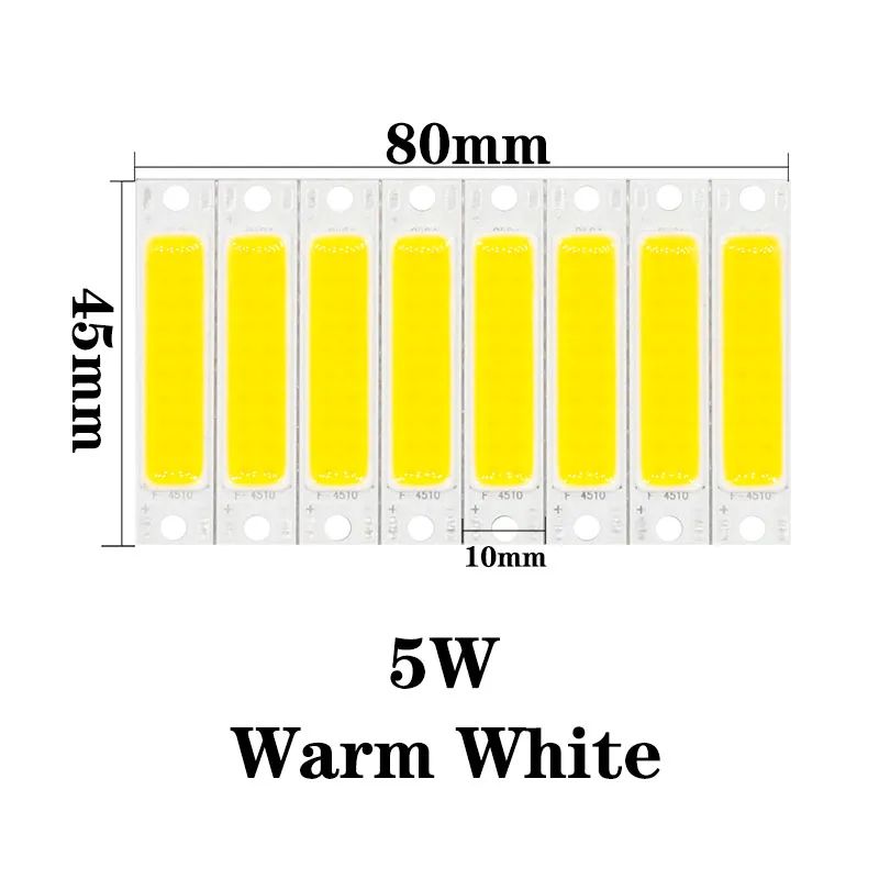 8 шт. 5 Вт COB светодиодный светильник лампа COB Бар для вспышки светильник Настенный светильник s трубка DIY