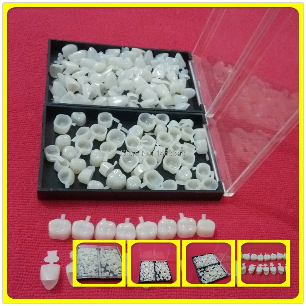 2 boxes Dental Temporary Crowns Anterior Front /Molar Teeth