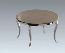 stainless steel marble Dinning table with dining room set with 4 chairs, 2 leather wine cabinet, TV unit, leather small cabinet