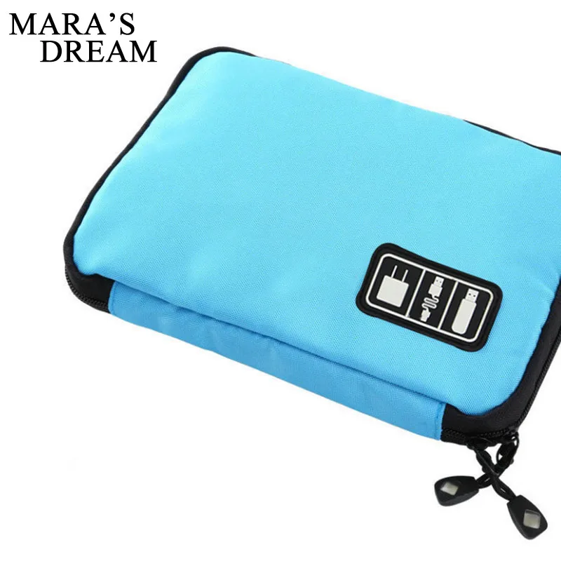 Mara's Dream, новинка, электронные аксессуары, дорожная сумка, нейлон, органайзер для путешествий, линия, SD карта, USB кабель, цифровая сумка для устройства