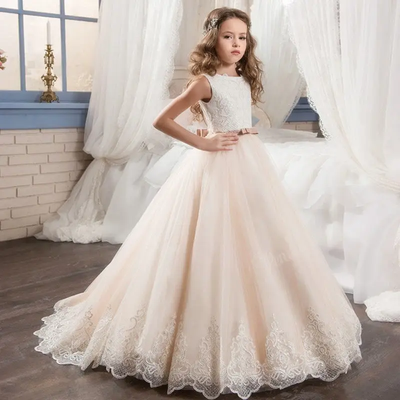 Flower Girl Pageant Dress Kids Formal Ball Gown Princess Party Prom Birthdayin Dresses from