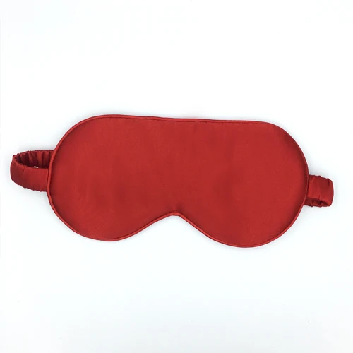 Чистый шелк сна маска на глаза для сна спальный патч крышка сон в путешествиях отдыха Для женщин повязки дышащая защита для глаз тени - Цвет: Red