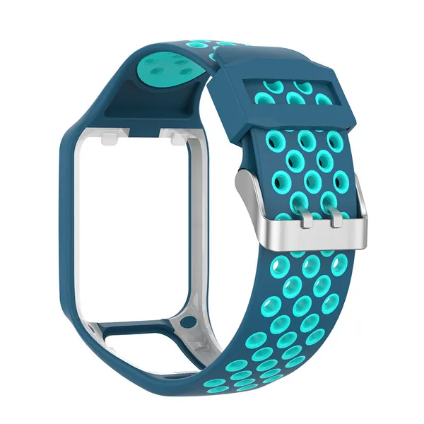 Replacement Silicone Soft Wristband for Tomtom 2  Ventilate Two-Color Sport Strap 2 (33)_