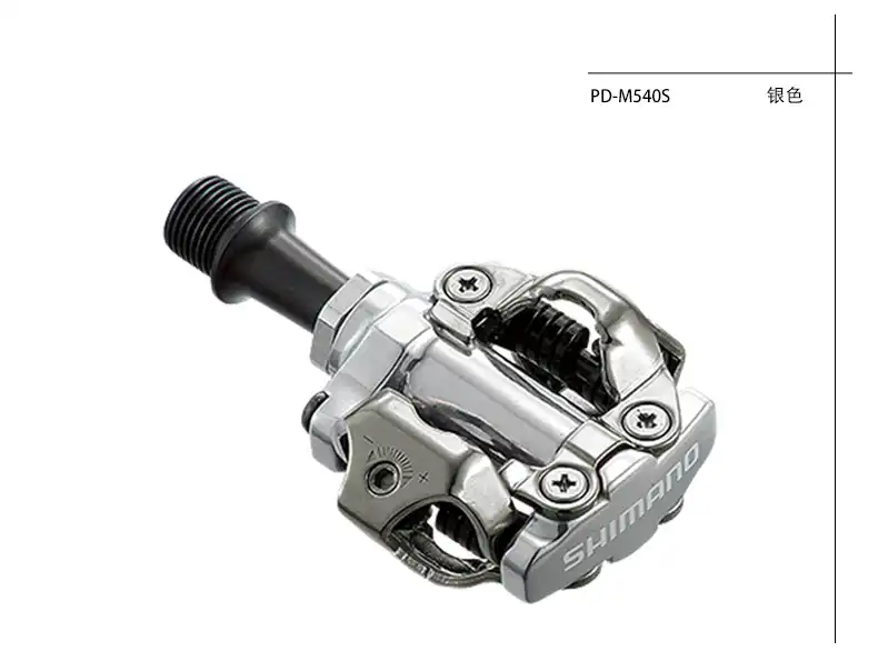 Компактный велосипед SHIMANO PD M540 хромированный мольный и алюминиевый для езды на