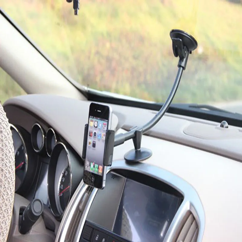Черный Цвет мягкая труба Регулируемый Планшеты ПК мобильный телефон лобовое стекло автомобиля Dashboard держатель для 3."-7" Pad MID GPS автомобильное крепление