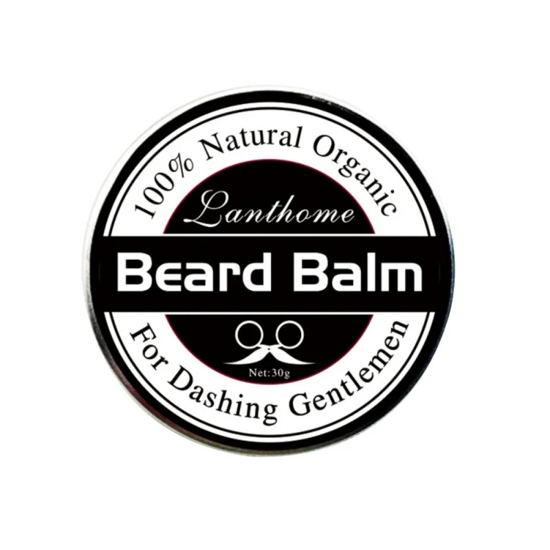 Мужской натуральный восковой крем для волос бороды, органический кондиционер для бороды, увлажняющий эффект для ухода за бородой