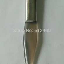 Агатовый камень для полирования с бамбуковой ручкой-меч Форма агатовый камень для полирования с Сталь ручка в форме ножа, инструменты для полировки