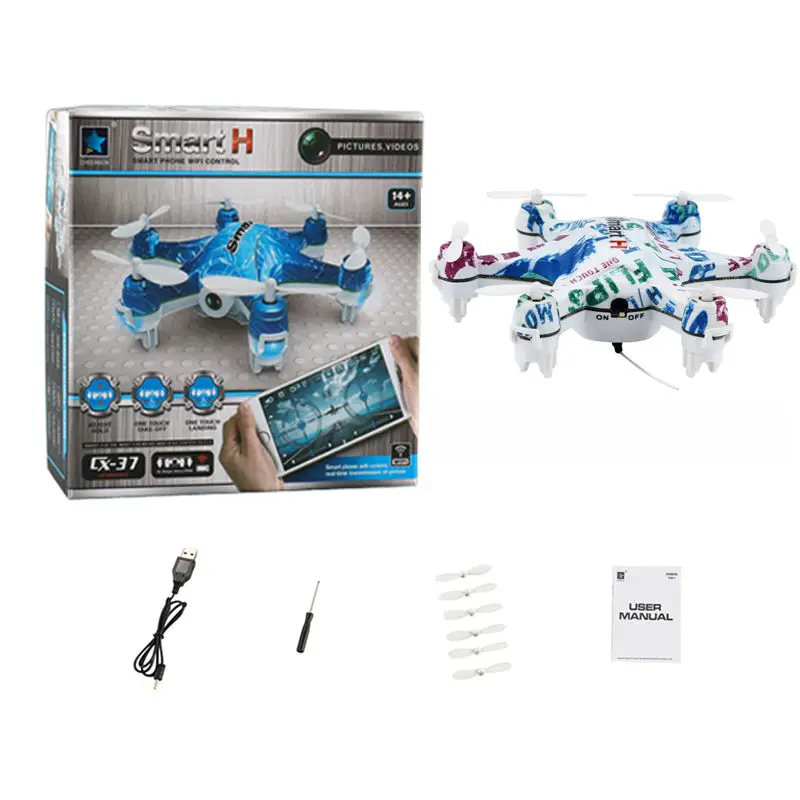 Buy Cheap Cheerson CX-37 RC Mini Drone with Camera 0.3MP WiFi Phone Control FPV Real Time Video Photo Transmission For Kids Toys