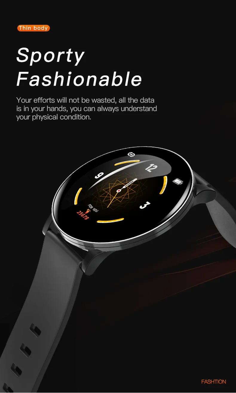 Мужские спортивные Смарт-часы с шагомером, IP67, водонепроницаемые, фитнес-трекер, монитор сердечного ритма, женские часы, умные часы для Android IOS