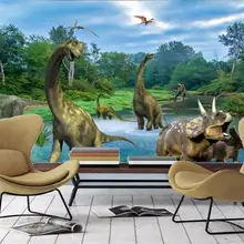 3D обои, домашний декор, на заказ, древние времена, динозавр, 3d Животные, настенная бумага, украшение для дома, красивая HD настенная бумага