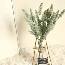 ดอกไม้ประดิษฐ์ผ้าไหมปลอม Eucalyptus ตกแต่งกุหลาบพืชสีเขียวใบสิ่งประดิษฐ์ Garland ดอกไม้งานแต่งงานตก...(China)