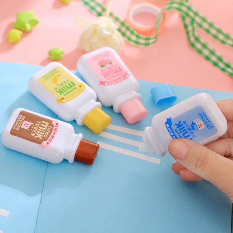 

1pc cute milk correction tape material escolar kawaii stationery office school supplies papelaria 6M width