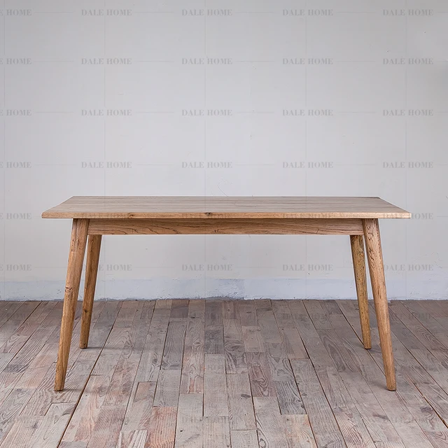 individueel ontworpen rode eik hout tafelpoot tafels tafel groene houten tafel bureau