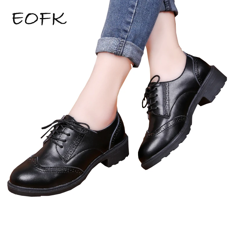 black lace up flat shoes