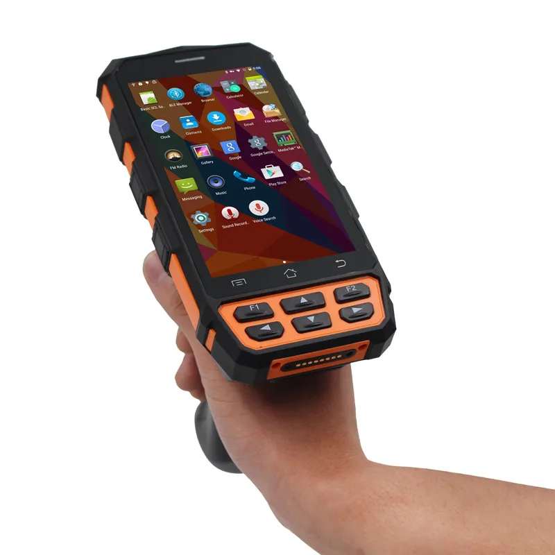 RFID сканер штрих кода склад инвентарь сбора данных Прочный Android uhf Ручной