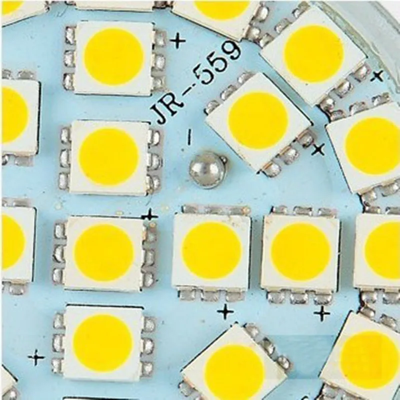 8 шт. SMD5050 24 LED 5 Вт GU10 E27 MR16 AC110 220V & DC12V Светодиодный прожектор Светодиодная лампа